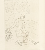 Othon Coubine (or Otakar Kubin). Untitled (plate, folio 16) from Ten Sonnets. 1924