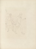 Othon Coubine (or Otakar Kubin). Untitled (plate, folio 19) from Ten Sonnets. 1924