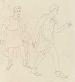 Othon Coubine (or Otakar Kubin). Untitled (plate, folio 19) from Ten Sonnets. 1924