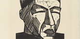 Karl Schmidt-Rottluff. Mother (Mutter)  from the portfolio Ten Woodcuts by Schmidt-Rottluff (Zehn Holzschnitte von Schmidt-Rottluff). (1916), published 1919