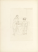 Othon Coubine (or Otakar Kubin). Untitled (plate, folio 20) from Ten Sonnets. 1924