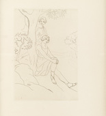 Othon Coubine (or Otakar Kubin). Untitled (plate, folio 23) from Ten Sonnets. 1924