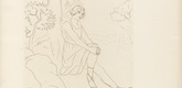Othon Coubine (or Otakar Kubin). Untitled (plate, folio 23) from Ten Sonnets. 1924