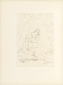 Othon Coubine (or Otakar Kubin). Untitled (plate, folio 24) from Ten Sonnets. 1924