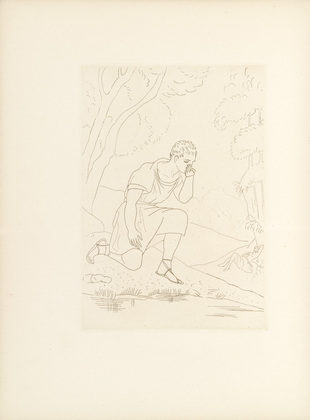 Othon Coubine (or Otakar Kubin). Untitled (plate, folio 24) from Ten Sonnets. 1924