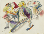 Vasily Kandinsky. Watercolor No. 13 (Aquarell No. 13). (1913)
