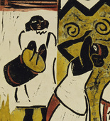 Max Pechstein. Somali Dance (Somalitanz). 1910