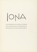 Gerhard Marcks. Title page from Jonah (Jona). (1950)