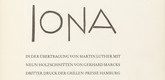 Gerhard Marcks. Title page from Jonah (Jona). (1950)