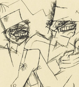 George Grosz. The Christmas Brothers. 1917