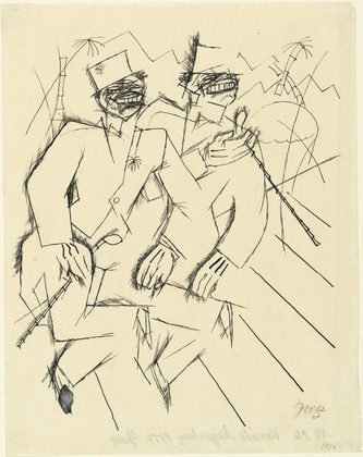 George Grosz. The Christmas Brothers. 1917