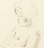 George Grosz. Seated Girl (Sitzendes Mädchen). (1927)