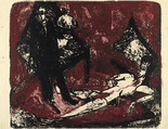 Ernst Ludwig Kirchner. The Murderer (Der Mörder). 1914