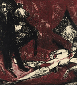 Ernst Ludwig Kirchner. The Murderer (Der Mörder). 1914
