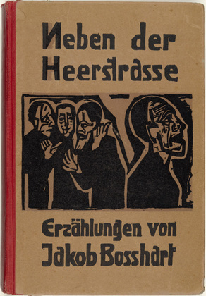 Ernst Ludwig Kirchner. Cover (Schutzumschlag) from Neben der Heerstrasse (Off the Main Road). 1923