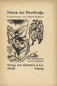 Ernst Ludwig Kirchner. Title page (Titelblatt) from Neben der Heerstrasse (Off the Main Road). 1923