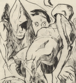Max Beckmann. Plate (facing page 28) from Die Fürstin (The Duchess). 1918