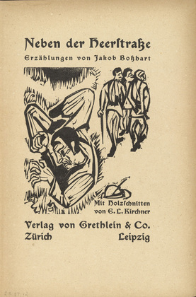 Ernst Ludwig Kirchner. Title page (Titelblatt) from Neben der Heerstrasse (Off the Main Road). 1923