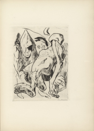 Max Beckmann. Plate (facing page 28) from Die Fürstin (The Duchess). 1918