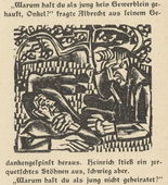 Ernst Ludwig Kirchner. Briggel: Under the Vine (Der Briggel: Unter dem Rebstock) (in-text plate, page 22) from Neben der Heerstrasse (Off the Main Road). 1923