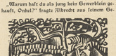 Ernst Ludwig Kirchner. Briggel: Under the Vine (Der Briggel: Unter dem Rebstock) (in-text plate, page 22) from Neben der Heerstrasse (Off the Main Road). 1923