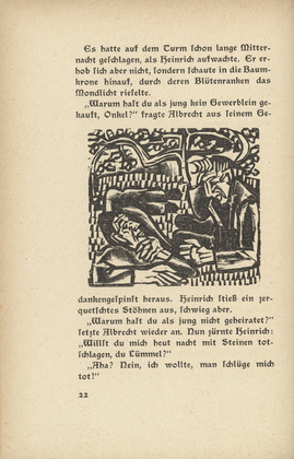 Ernst Ludwig Kirchner. Briggel: Under the Vine (Der Briggel: Unter dem Rebstock) (in-text plate, page 22) from Neben der Heerstrasse (Off the Main Road). 1923