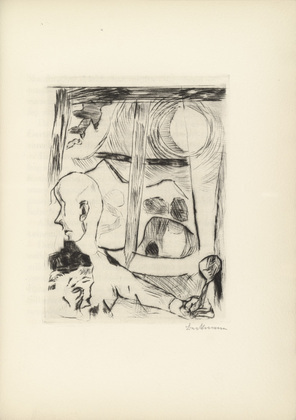 Max Beckmann. Plate (facing page 54) from Die Fürstin (The Duchess). 1918
