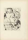 Max Beckmann. Plate (facing page 60) from Die Fürstin (The Duchess). 1918