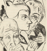 Max Beckmann. Plate (facing page 60) from Die Fürstin (The Duchess). 1918