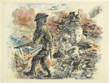 George Grosz. The Last Soldier. 1937
