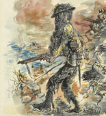 George Grosz. The Last Soldier. 1937