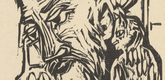 Ernst Ludwig Kirchner. Briggel: Briggel (Der Briggel: Briggel) (in-text plate, page 62) from Neben der Heerstrasse (Off the Main Road). 1923