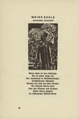 Ernst Ludwig Kirchner. My Soul (Meine Seele) (headpiece, page 52) from Umbra vitae (Shadow of Life). 1924