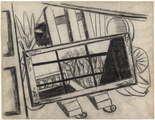 Max Beckmann. A Mirror on an Easel (Spiegel auf einer Staffelei). 1926