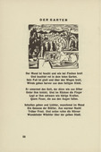 Ernst Ludwig Kirchner. The Garden (Der Garten) (headpiece, page 58) from Umbra vitae (Shadow of Life). 1924