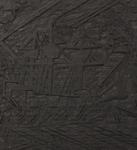 Lyonel Feininger. Woodblock for Ships and Stars (Schiffe und Sterne). 1919