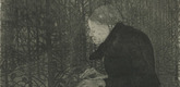 Paula Modersohn-Becker. Blind Woman in the Woods (Blinde Frau im Walde). (c. 1899-1902, printed 1922-23)