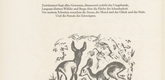 Richard Seewald. Deer (Rehzwillinge) (tailpiece, page 2) from the periodical Münchner Blätter für Dichtung und Graphik, vol. 1, no. 1 (January 1919). 1919