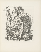 René Beeh. Untitled (plate, page 3) from the periodical Münchner Blätter für Dichtung und Graphik, vol. 1, no. 1 (January 1919). 1919