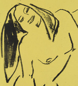 Ernst Ludwig Kirchner. Hannah Dancing (Hannah tanzend). (1910)