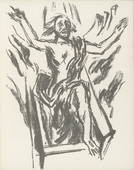 Karl Caspar. Untitled (plate, page 7) from the periodical Münchner Blätter für Dichtung und Graphik, vol. 1, no. 1 (January 1919). 1919 (print executed in 1917)