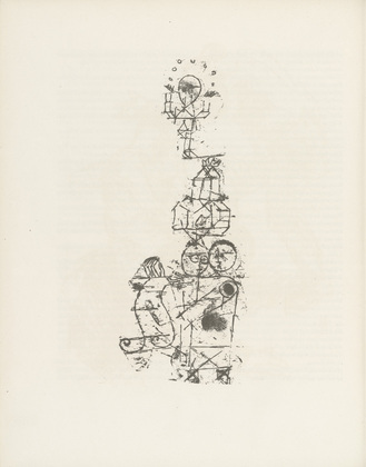 Paul Klee. Acrobats (Akrobaten) (plate, page 10) from the periodical Münchner Blätter für Dichtung und Graphik, vol. 1, no. 1 (January 1919). 1919