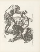 Adolf Ferdinand Schinnerer. Untitled (plate, page 11) from the periodical Münchner Blätter für Dichtung und Graphik, vol. 1, no. 1 (January 1919). 1919