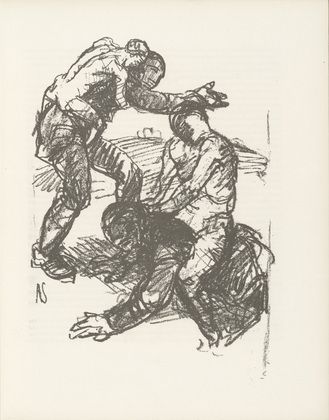 Adolf Ferdinand Schinnerer. Untitled (plate, page 11) from the periodical Münchner Blätter für Dichtung und Graphik, vol. 1, no. 1 (January 1919). 1919