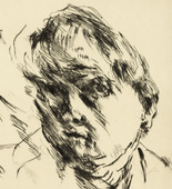 Lovis Corinth. Self-Portrait with Thomas (Selbstbildnis mit Thomas). (1924)