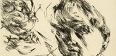 Lovis Corinth. Self-Portrait with Thomas (Selbstbildnis mit Thomas). (1924)