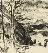 Lovis Corinth. Walchensee. (1923)