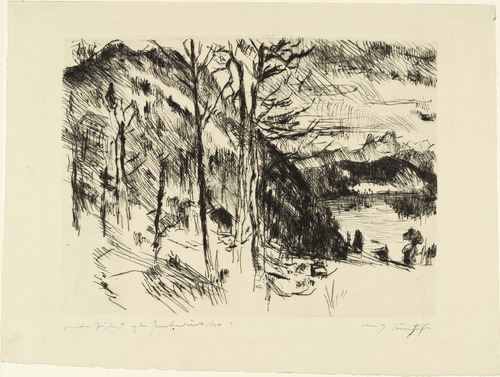 Lovis Corinth. Walchensee. (1923)