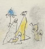Lyonel Feininger. a. Untitled b. Untitled. 1952
