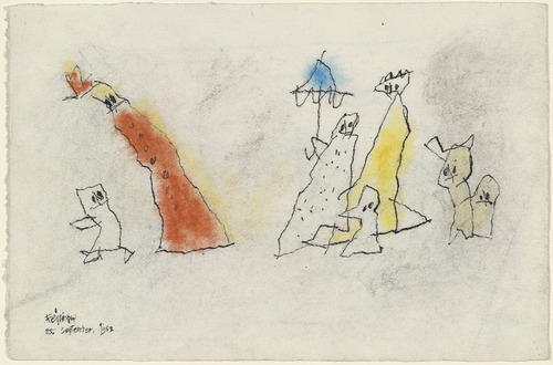 Lyonel Feininger. a. Untitled b. Untitled. 1952
